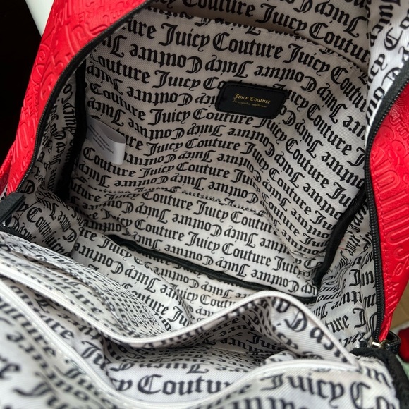 NWT Juicy Couture Red Logo Backpack - Picture 7 of 9